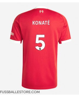 Günstige Liverpool Ibrahima Konate #5 Heimtrikot 2025-26 Kurzarm